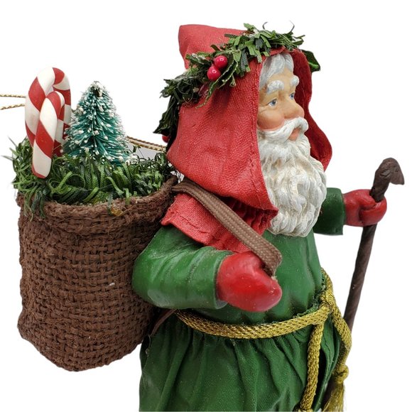 Dept 56 Possible Dreams Santa Claus Nicholas Ornament Clothtiques 714014 1992 - Picture 6 of 10